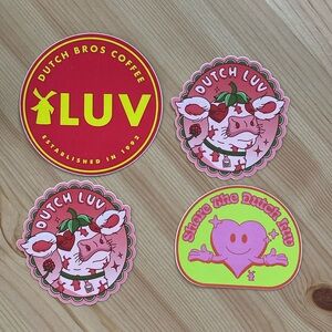 Dutch Bros Dutch Luv Sticker Bundle